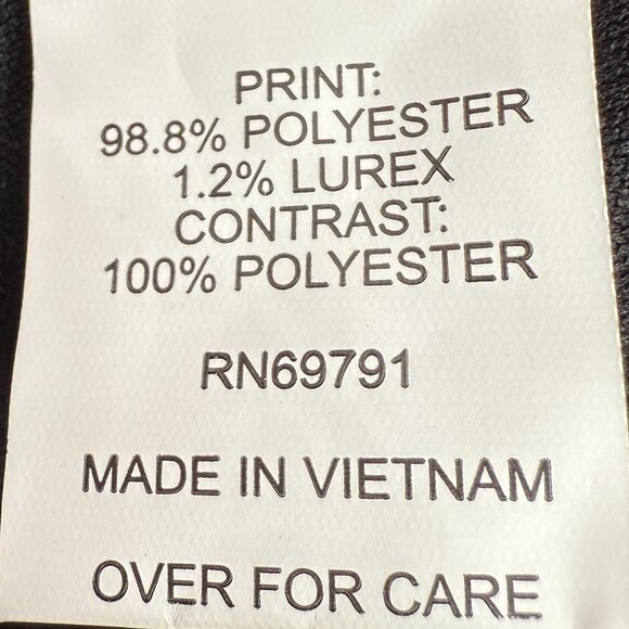 EUC Women's FIGEROA & FLOWER‎ Drop Waist Paisley Chiffon Dress | Size L - Picture 9 of 10